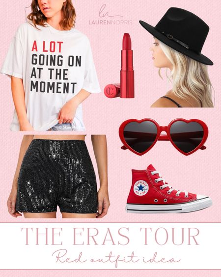 The Eras Tour Red outfit idea ❤️🧣

#LTKFindsUnder50 #LTKFindsUnder100