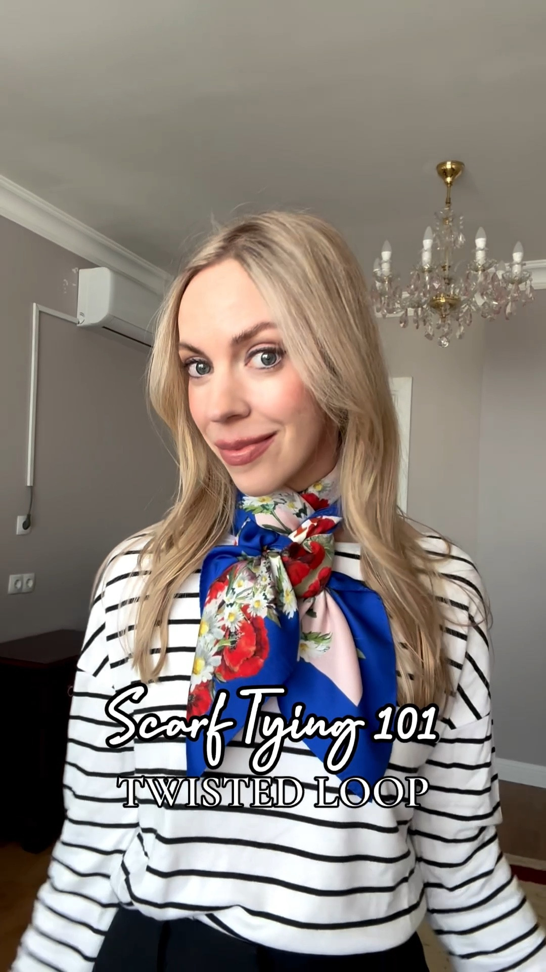 Scarf tying tutorial, silk scarf tying, silk scarves, spring trends 

#LTKspringtrends #LTKspring #LTKOver40