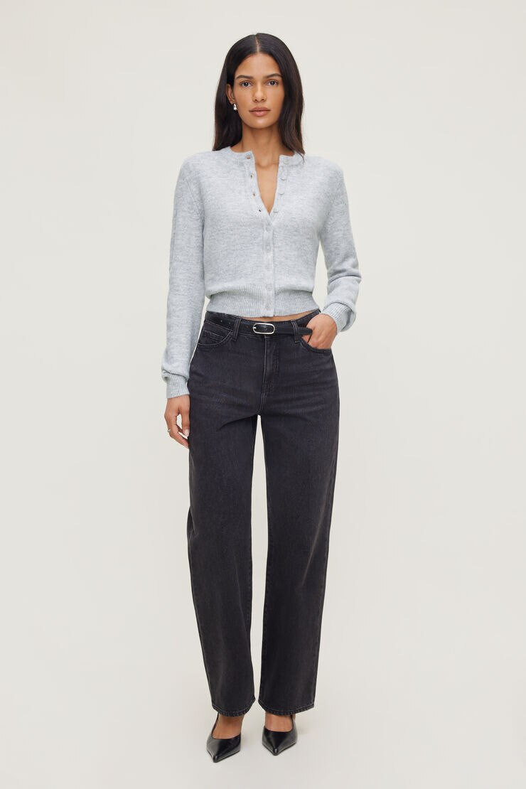 Rebecca Crewneck Cardigan | Dynamite Clothing