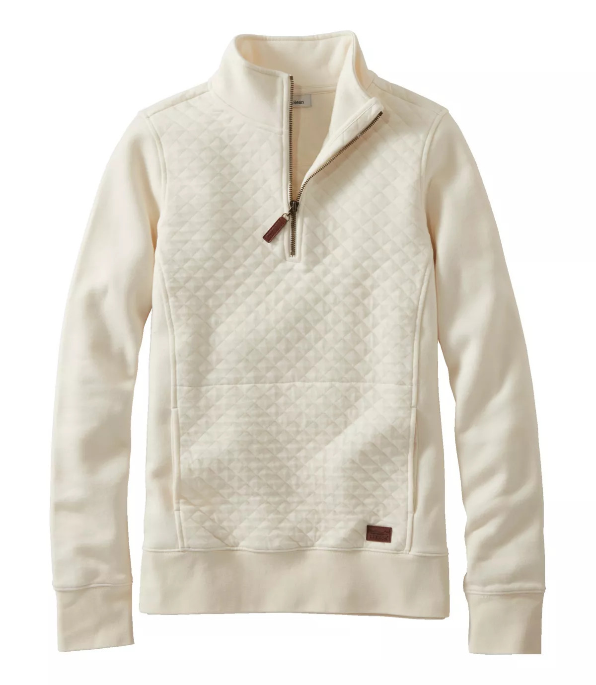 Women's Quilted Quarter-Zip Pullover | L.L. Bean