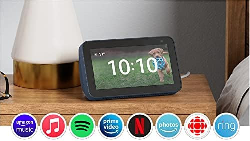 Echo Show 5 (2nd Gen, 2021 release) | Smart display with Alexa and 2 MP camera | Deep Sea Blue | Amazon (CA)