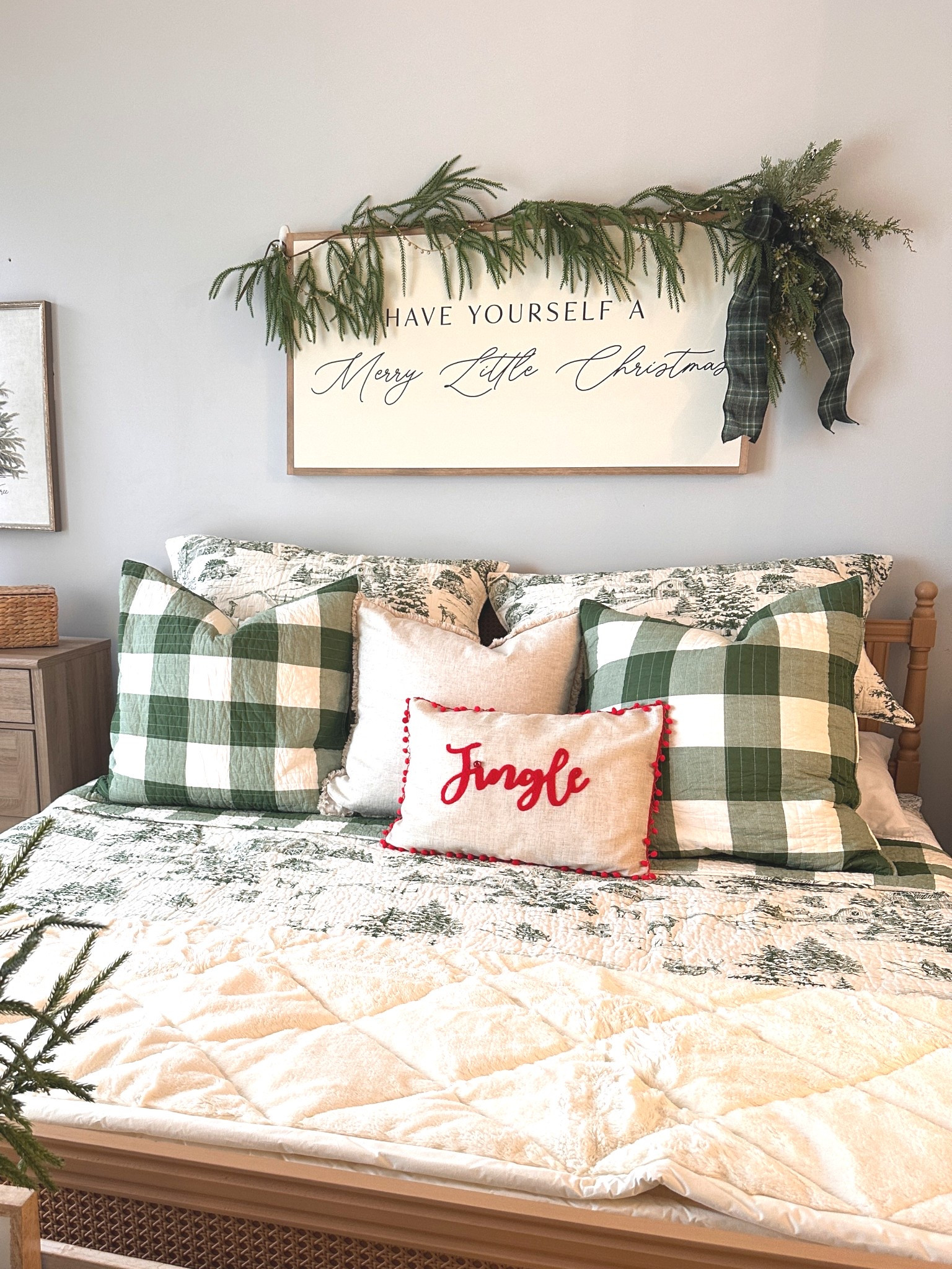 Easiest Christmas decor swap out your art. It’s on sale now use code BIRTHDAY 

#LTKSeasonal #LTKMothersDay #LTKHome