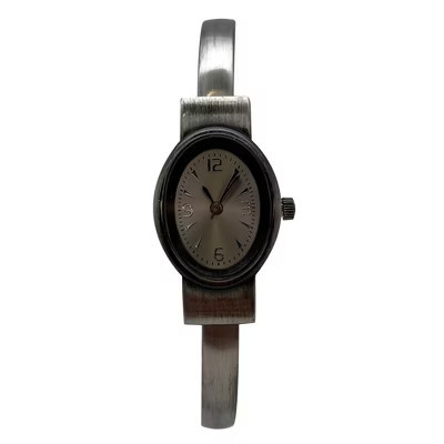 Olivia Pratt Dark Grey Small and Minimalist Every Day Bangle Women Watch | Target