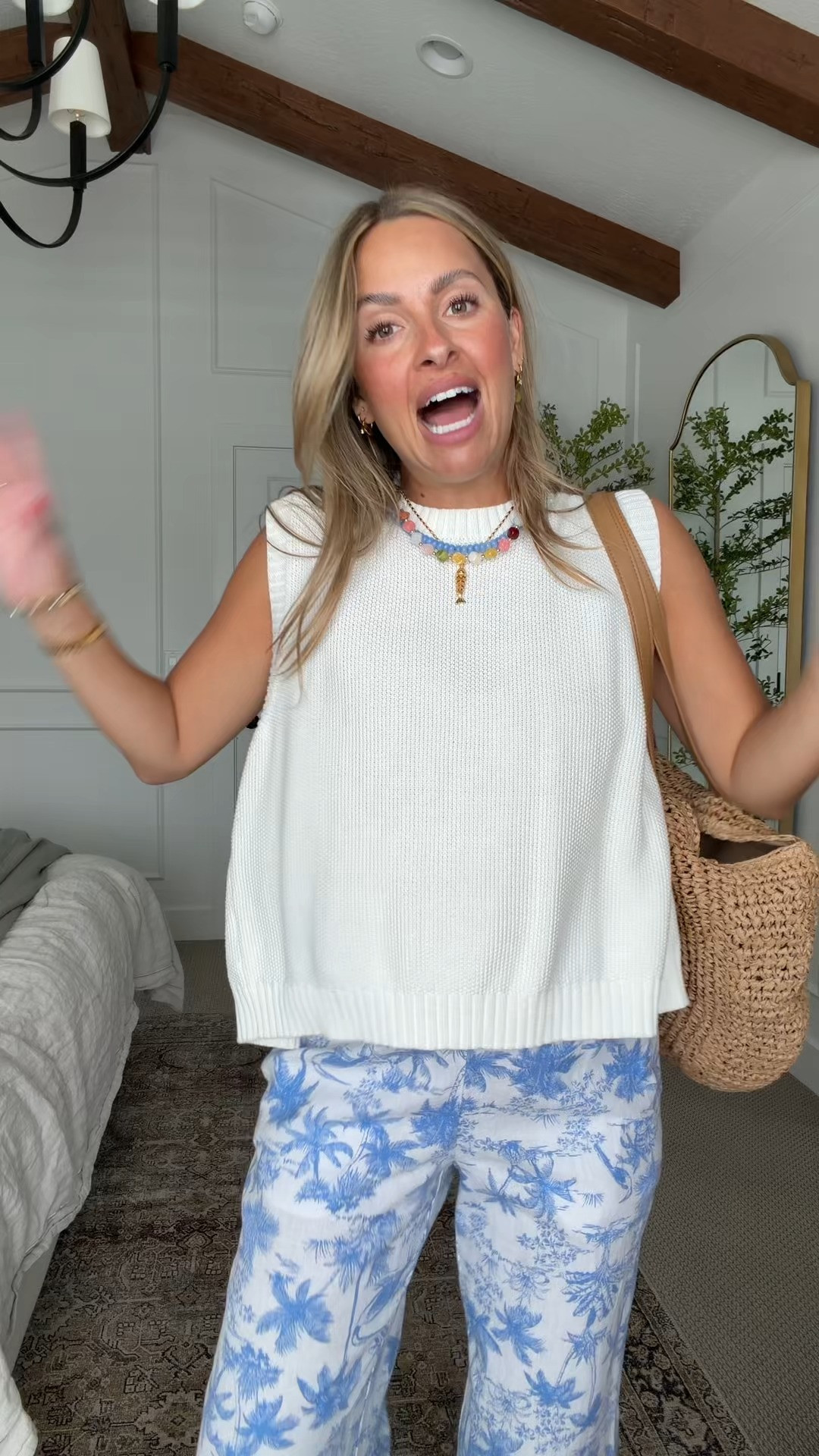 LOVING these pants, the print is so fun for spring and summer! 

 #LTKootd #LTKmomlife #LTKSeasonal