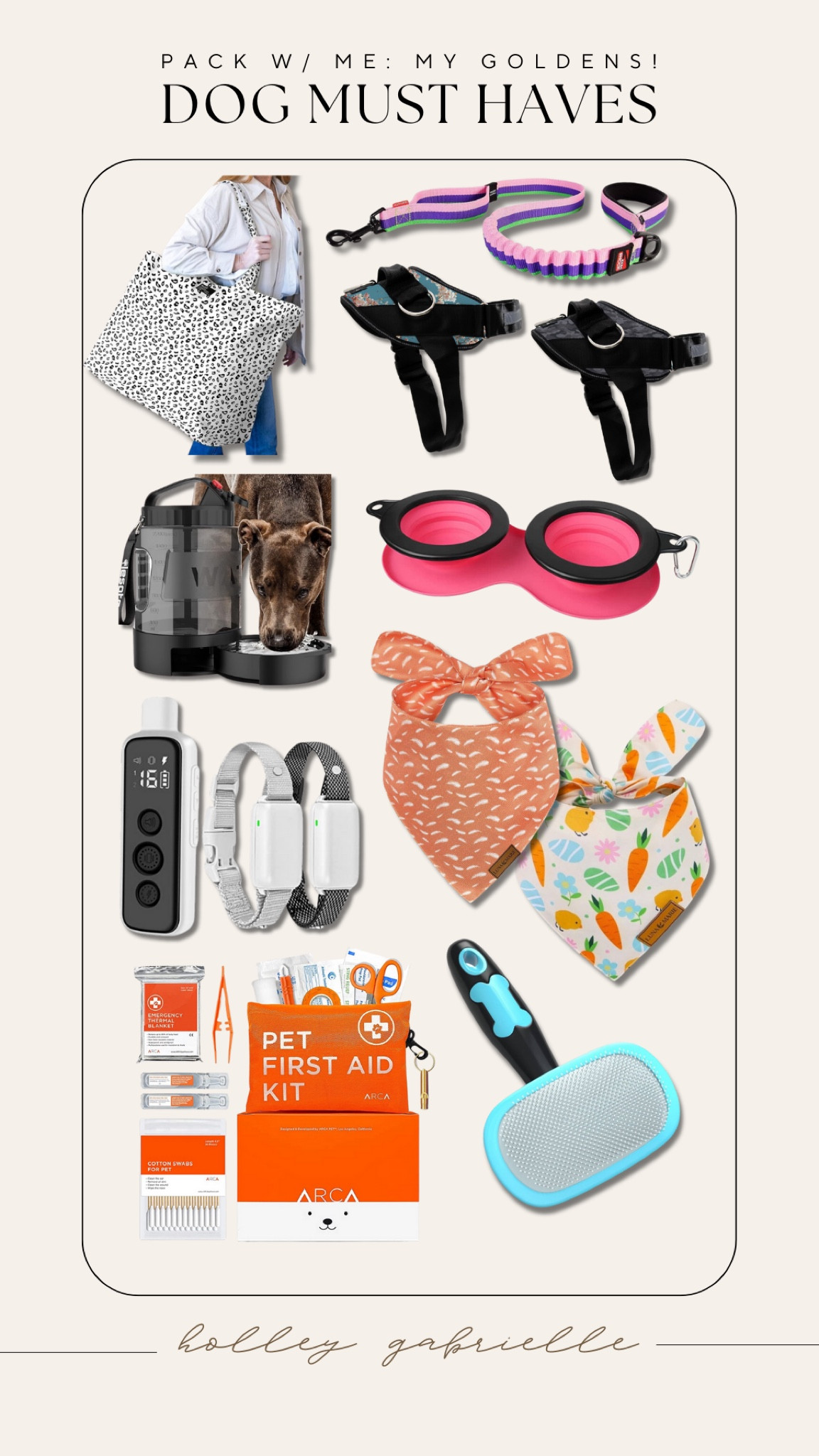 Travel w/ us — golden retriever edition! 🥹🐾🦮🦴 all our pet essentials for a trip! 

Dog mom / amazon finds / Holley Gabrielle 

#LTKtravel #LTKfindsunder100 #LTKfindsunder50