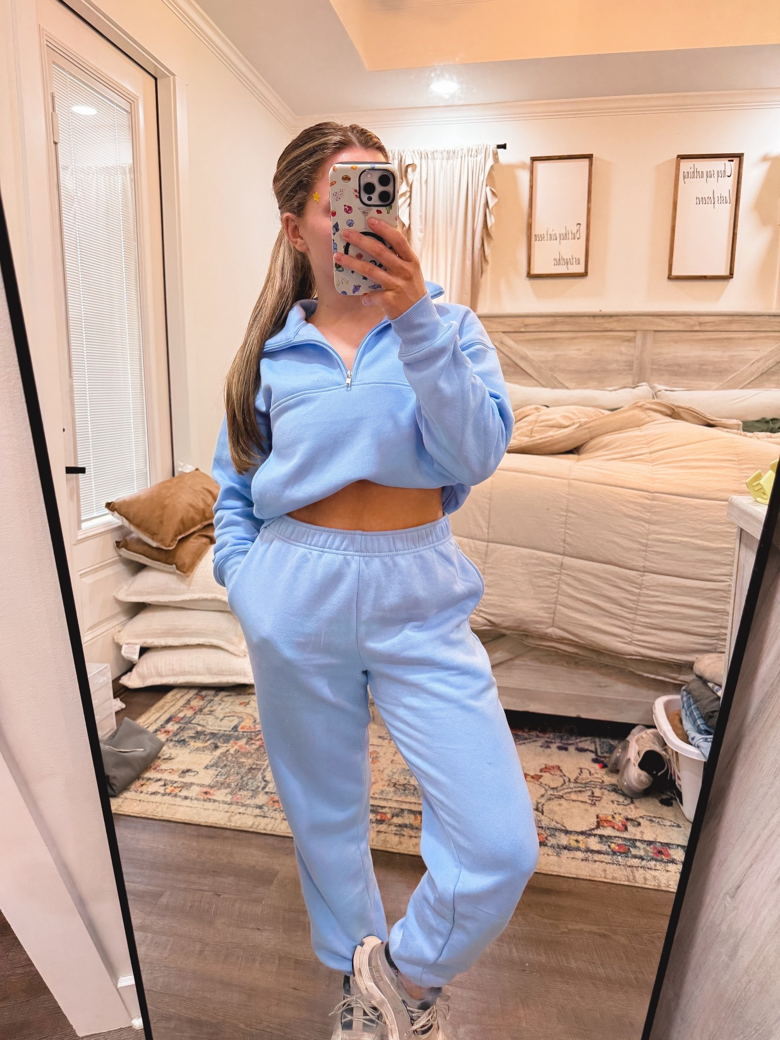 walmart find of the season!! SO comfy and the whole set was less than $25!! i got the other zip up too, making all three pieces $37 total!!  

#LTKTravel #LTKmomlife