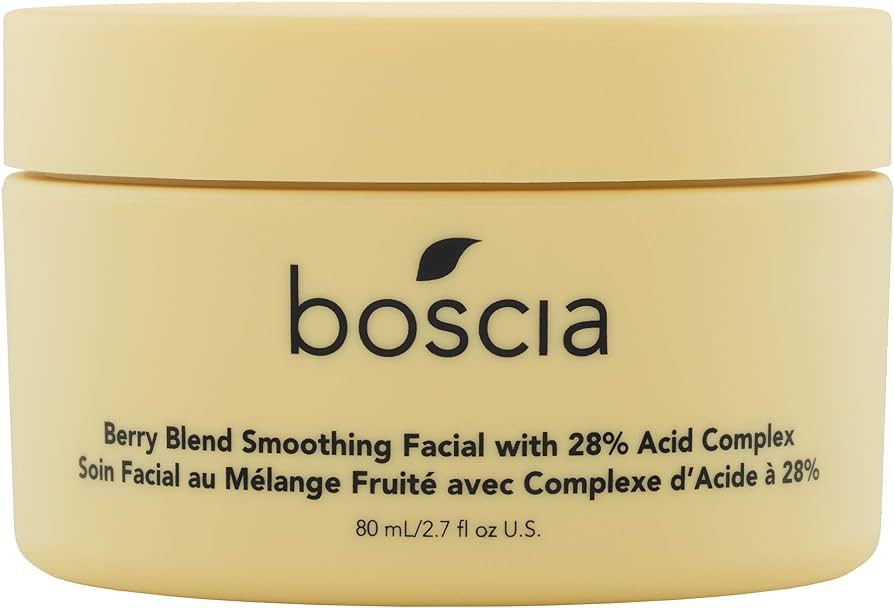 boscia Berry Blend Smoothing Facial with 28% Acid Complex - Vegan, Cruelty-Free, Natural Skin Car... | Amazon (US)