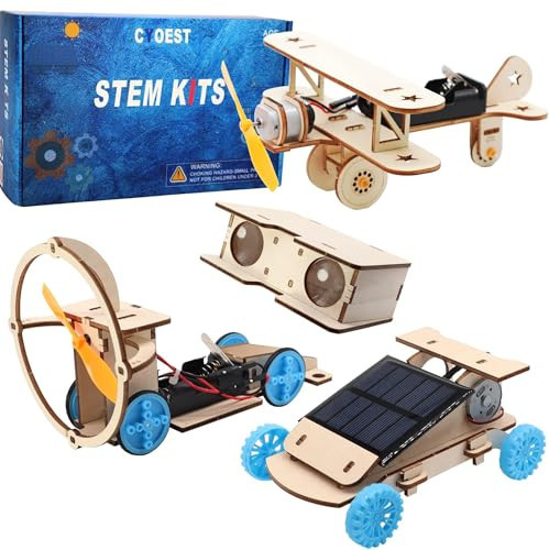 STEM Kits for Kids Age 8-10-12-14, Science Projects for Kids Ages 8-12, Stem Building Toys for Boys Age 8 9 10 12 13 14, Solar Car & STEM Activities Engineering Kits, Diy Kits for Kids, Gifts for Boys | Amazon (US)