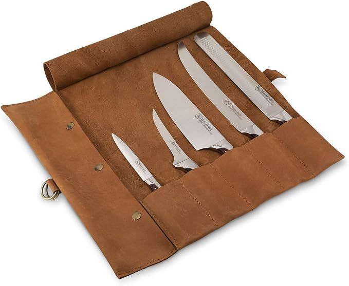 Hammer Stahl Barbecue Knife Roll Set - Includes Five Essential BBQ Knives - German Forged High Ca... | Amazon (US)