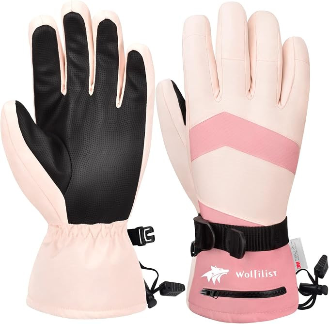 Ski Gloves for Women,Waterproof Windproof 3M Thinsulate Insulated Snow Gloves,Touchscreen Winter ... | Amazon (US)