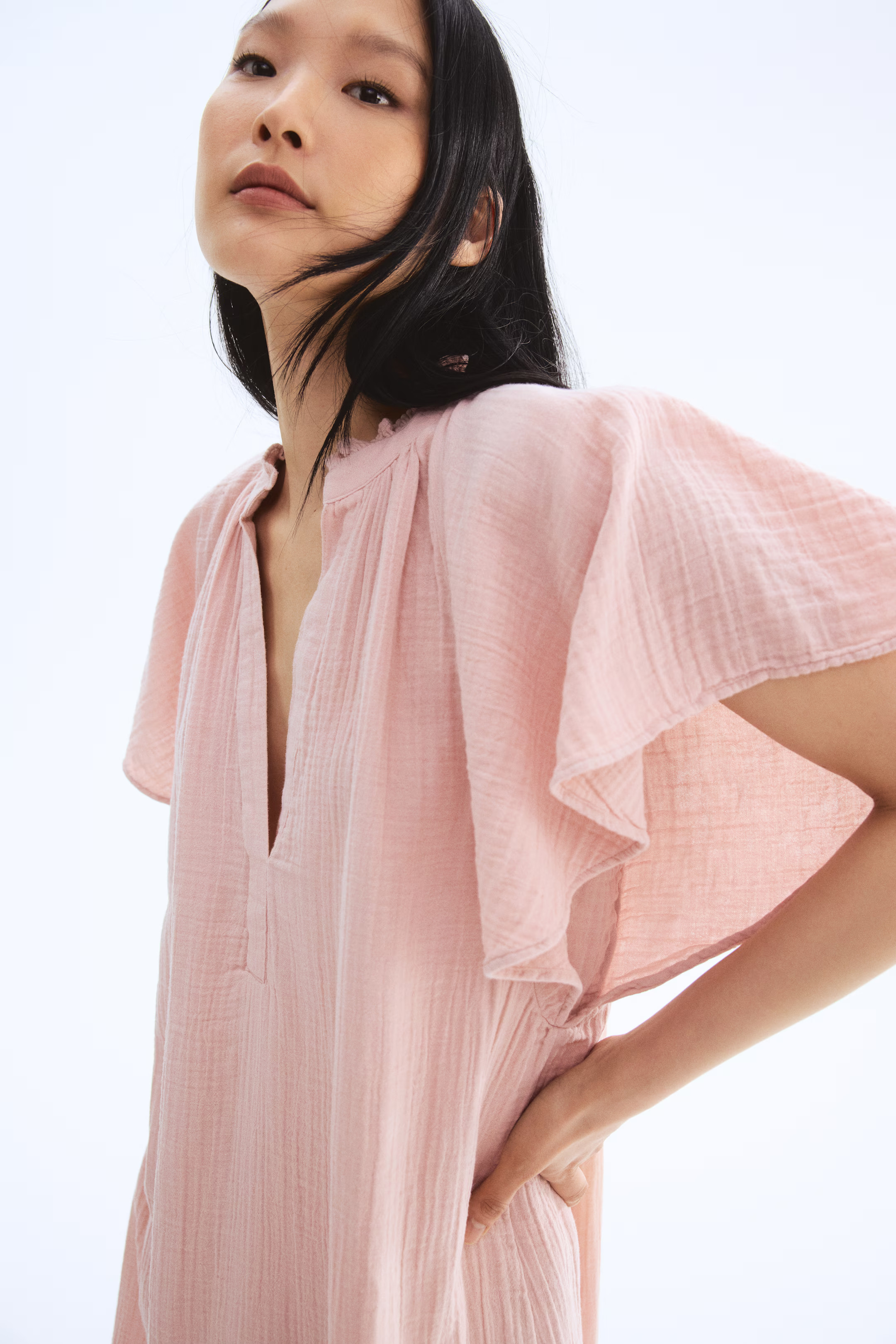 A-line muslin dress | H&M (UK, MY, IN, SG, PH, TW, HK)