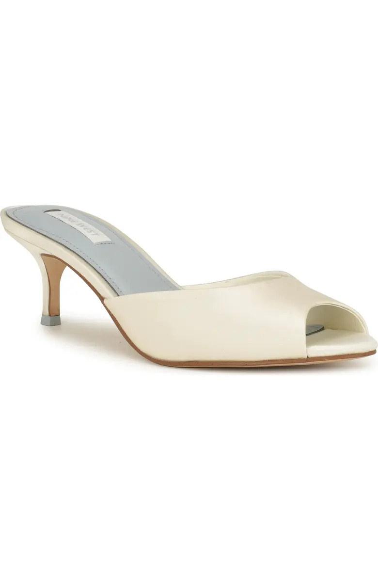 Nine West Luvlie Kitten Heel Slide Sandal (Women) | Nordstrom | Nordstrom