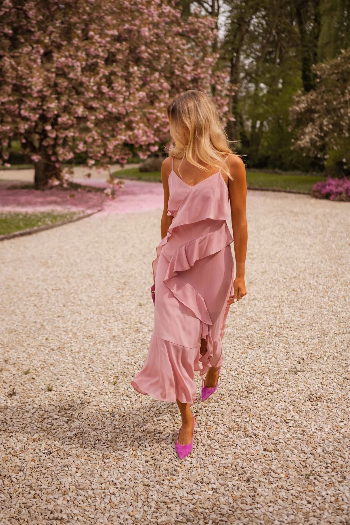 Dusty Pink Romane Dress | Easy Clothes