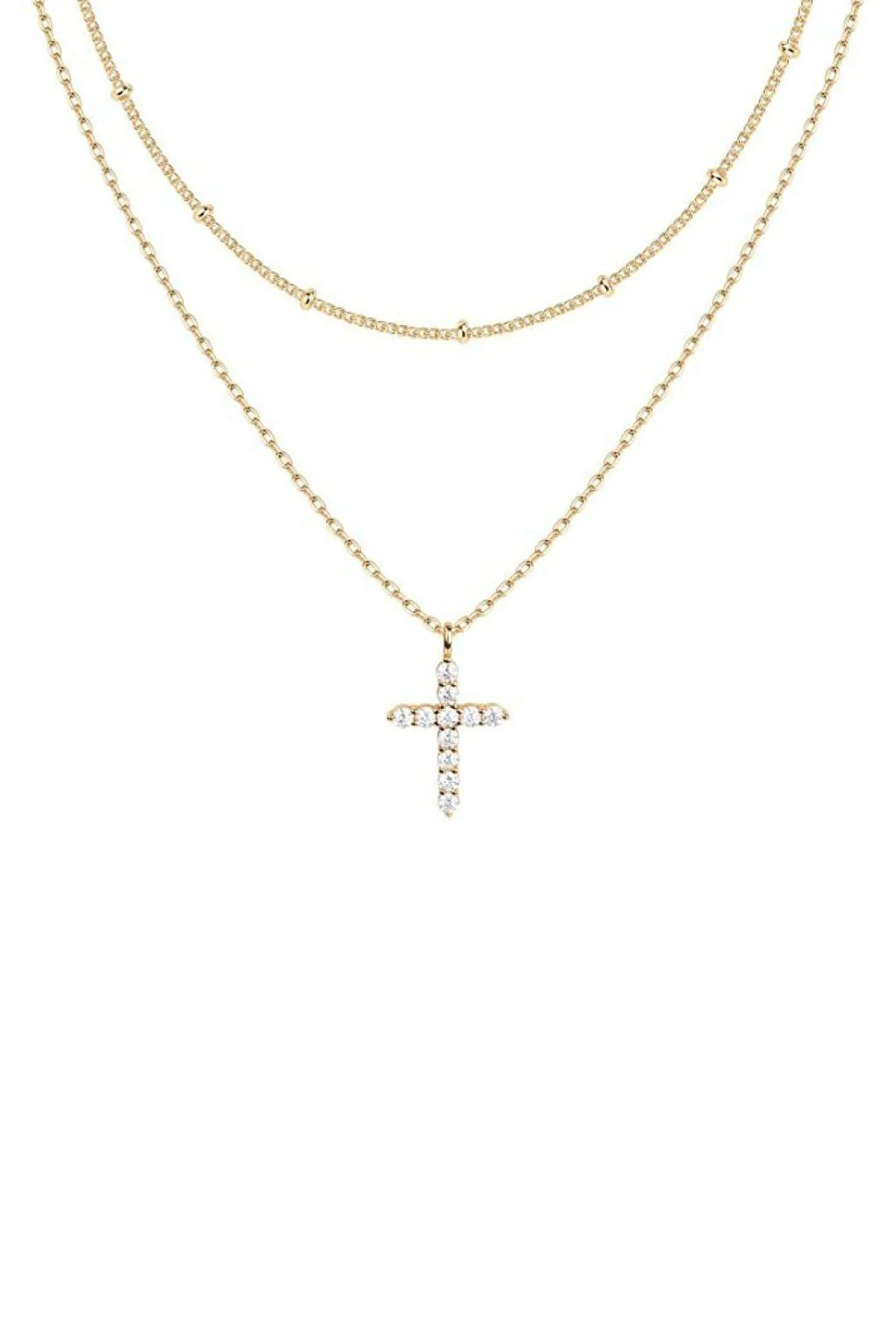 Layered Cross Necklace | Sexy Modest