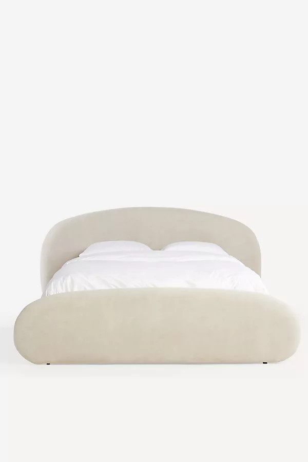 Opal Performance Velvet Pebble Bed | Anthropologie (US)