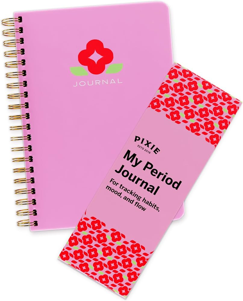 Pixie Period Tracker Journal for Girls 8-12 - Pixie’s My First Period Notebook with Daily Menst... | Amazon (US)