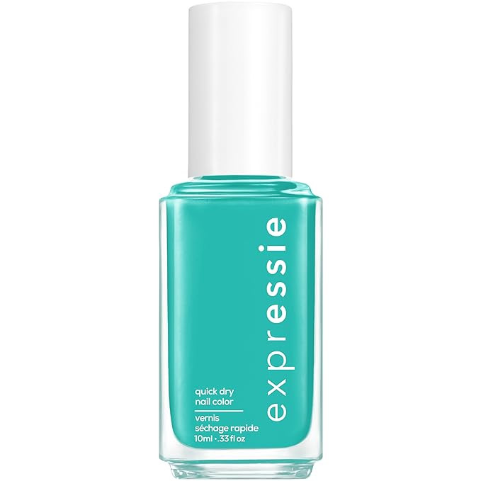 essie Expressie Nail Polish, Quick Dry Blue Nail Polish, Vegan, Bring The Beat, 0.33 Fl Oz | Amazon (US)