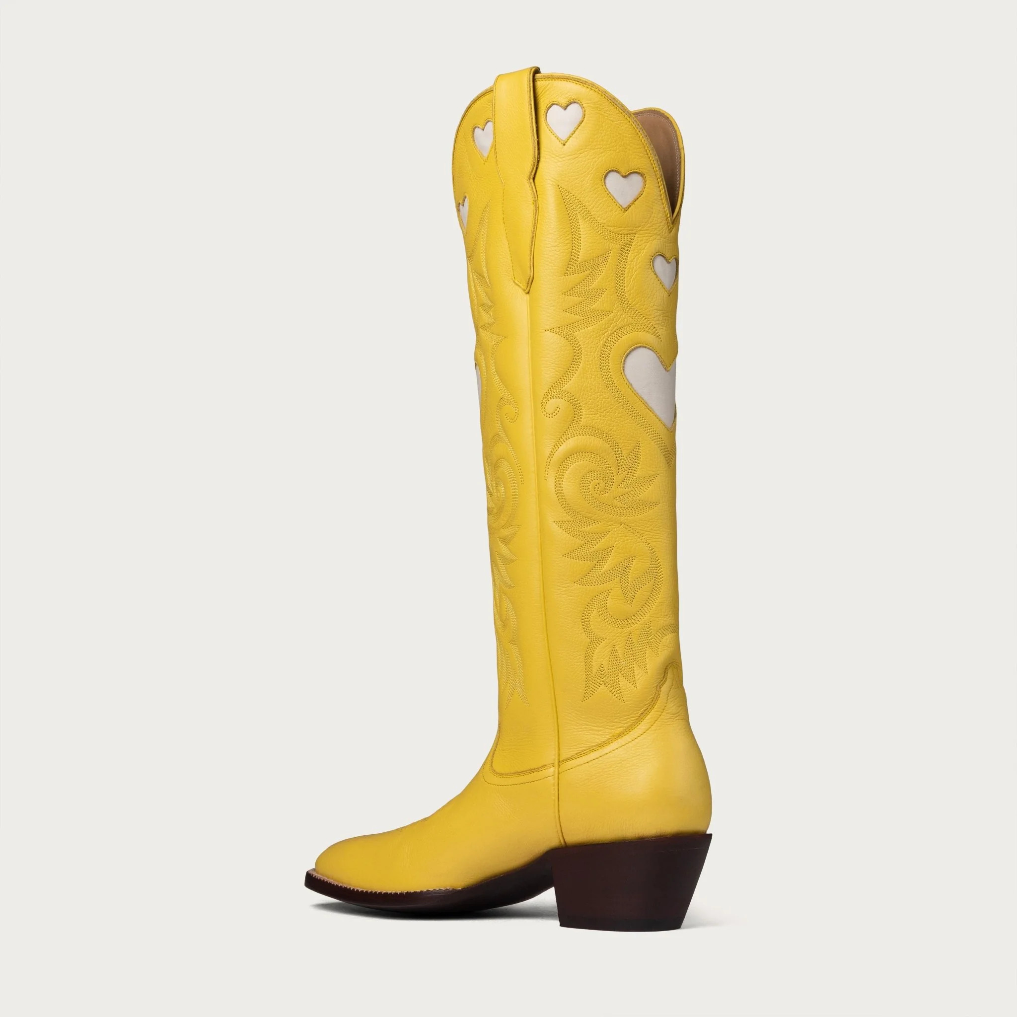 The Heart Boot Yellow and Bone | CITY Boots