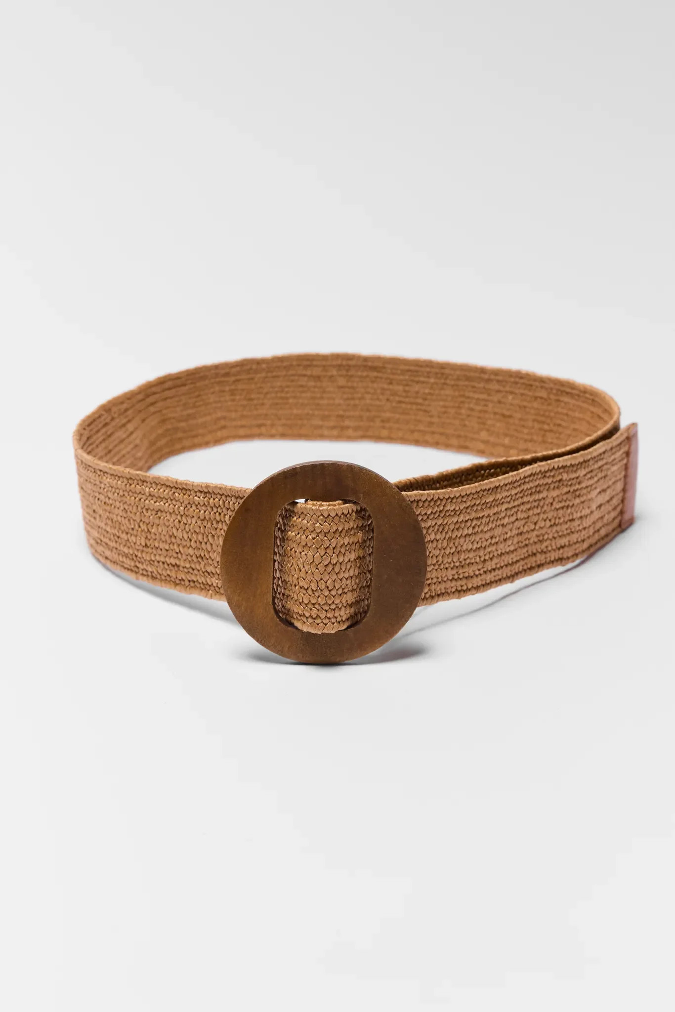 Hailey Tan Woven Belt | Avara