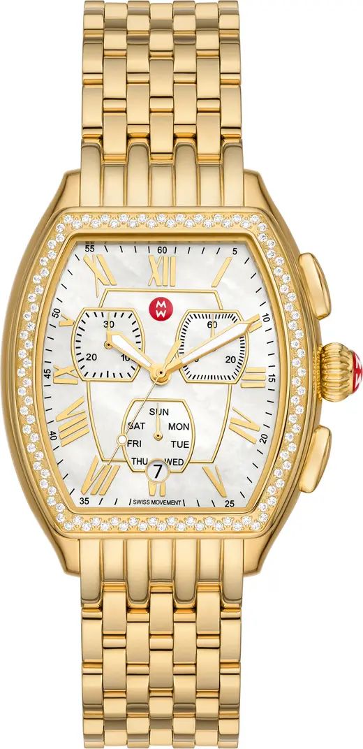 Releve Diamond Chronograph Watch, 35 x 45mmMICHELE | Nordstrom