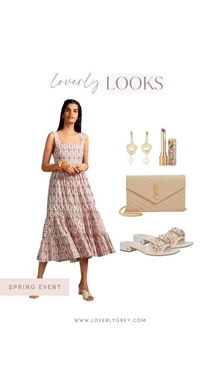 Gorgeous sun dress and YSL bag perfect for a spring event! 

#LTKSeasonal #LTKstyletip #LTKFind