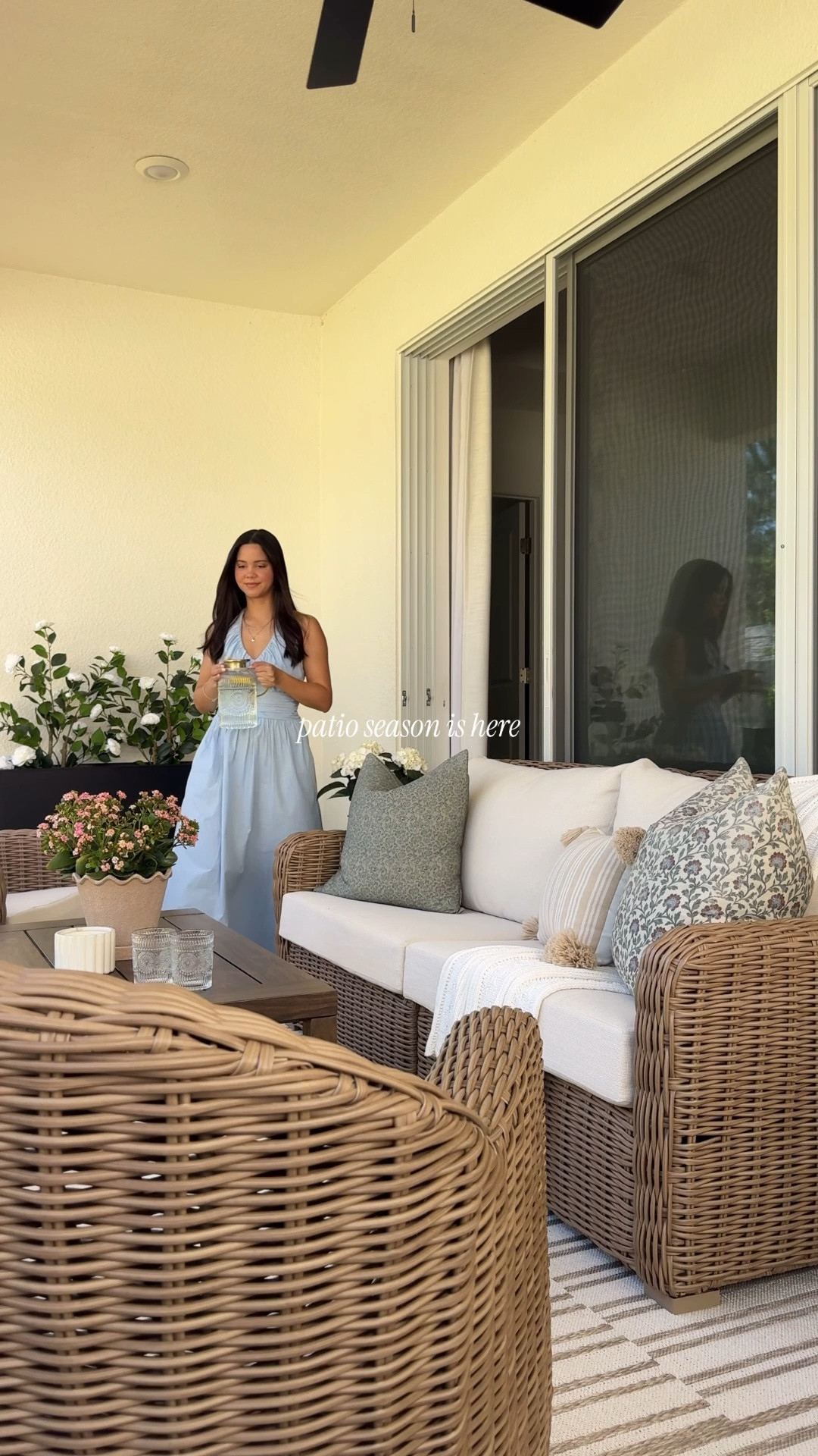 #ad Proof that even a small outdoor space can become your favorite spot at home! 🤍
With the help of @wayfair, we turned our back patio into a functional and cozy space we actually use every day. 

Comment “patio” and I’ll send you the links to all my favorites! 🔗

#wayfair #wayfairpartner #wishyouwerehere #outdoor