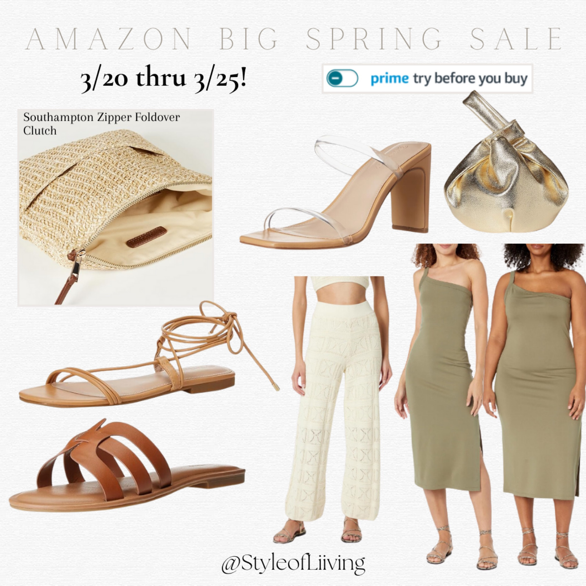 Amazon Big Spring Sale!! Amazon fashion deals. Clutches, handbags, sandals, heels, dresses, pants.

#LTKitbag #LTKsalealert #LTKshoecrush