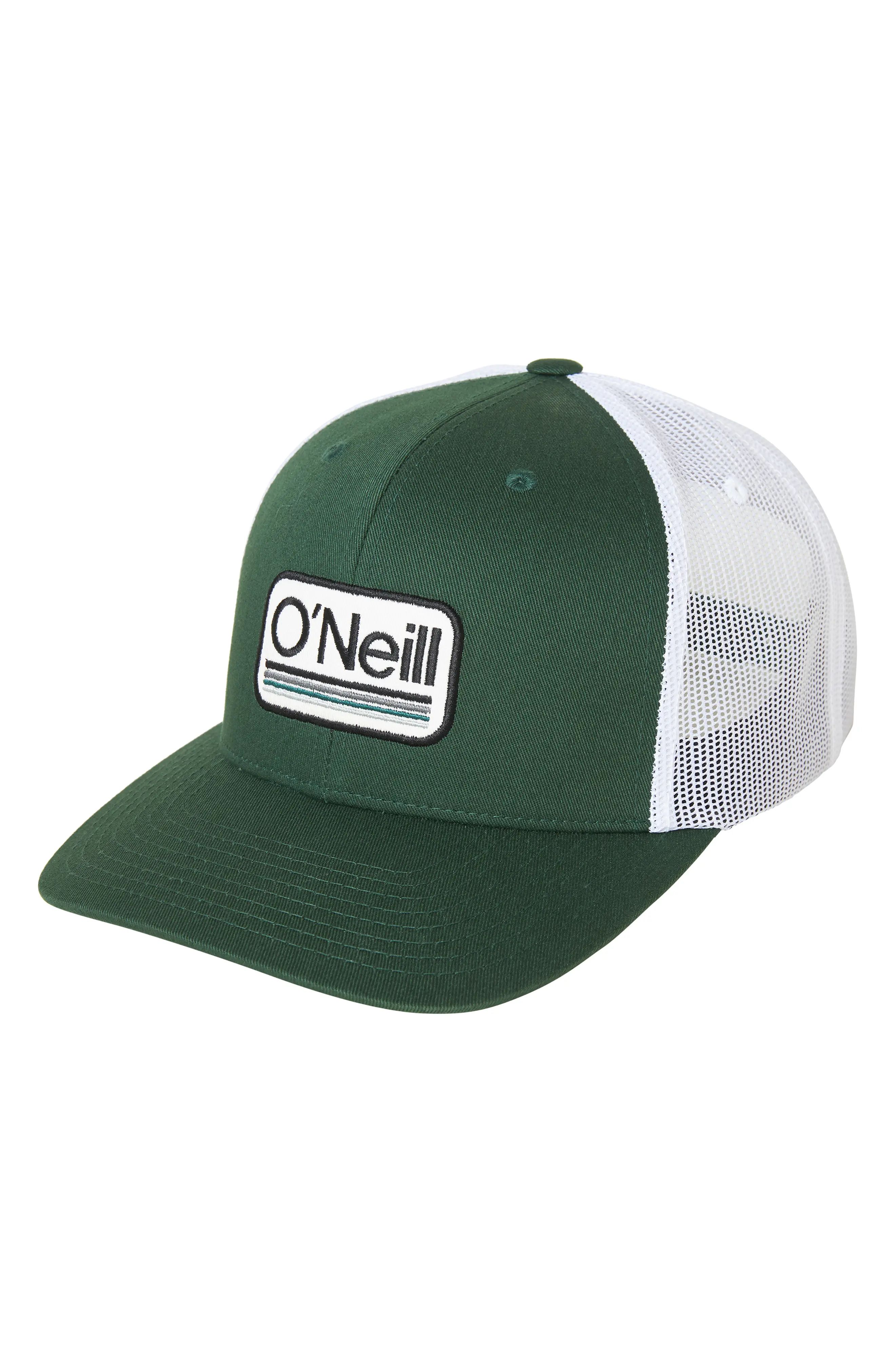 Men's O'Neill Headquarters Trucker Hat - Green | Nordstrom