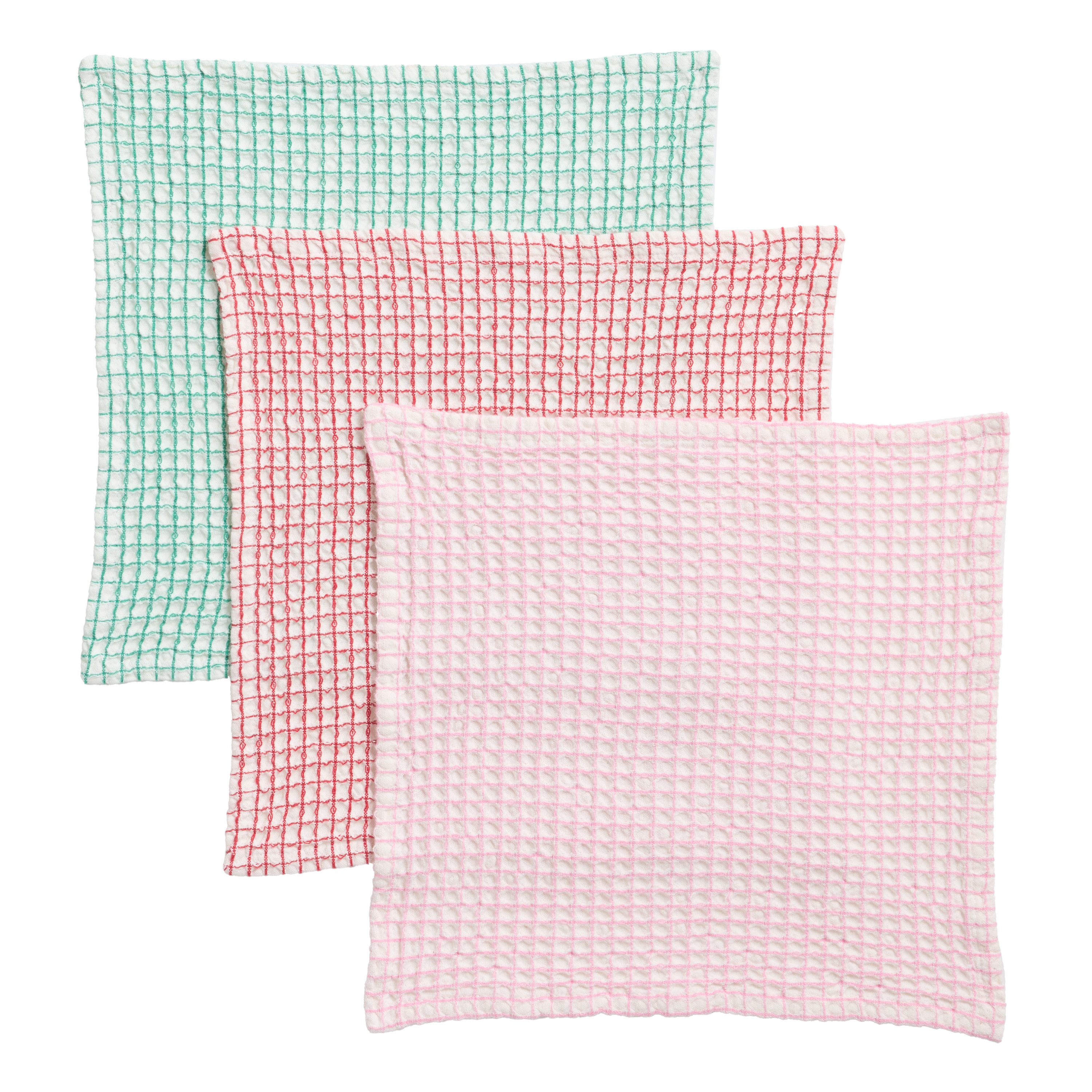 Holiday Waffle Weave Dishcloths 3 Count | World Market