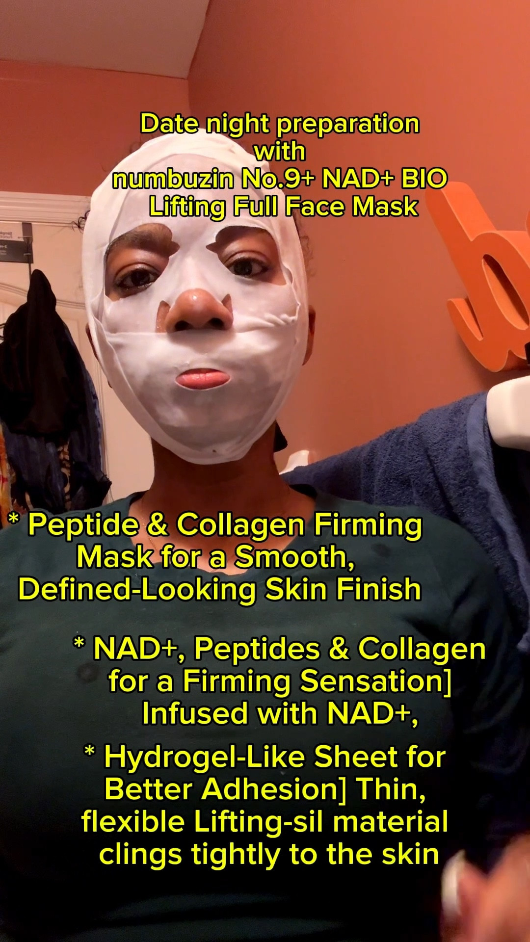 Skin care diaries, numbuzin No.9+ NAD+ BIO Lifting Full Face Mask,

* Peptide & Collagen Two-Piece Firming Mask for a Smooth, Defined-Looking Skin Finish
*[Two-Piece Mask for a Sculpted, Defined-Looking 

@Nimbuzin_global 
#numbuzin #facelifathome #koreanskincare #numbuzinfacemask #viral
Skin care products essentials 
Skincare essentials 
Product esstentials

#LTKBeauty #LTKselfcare