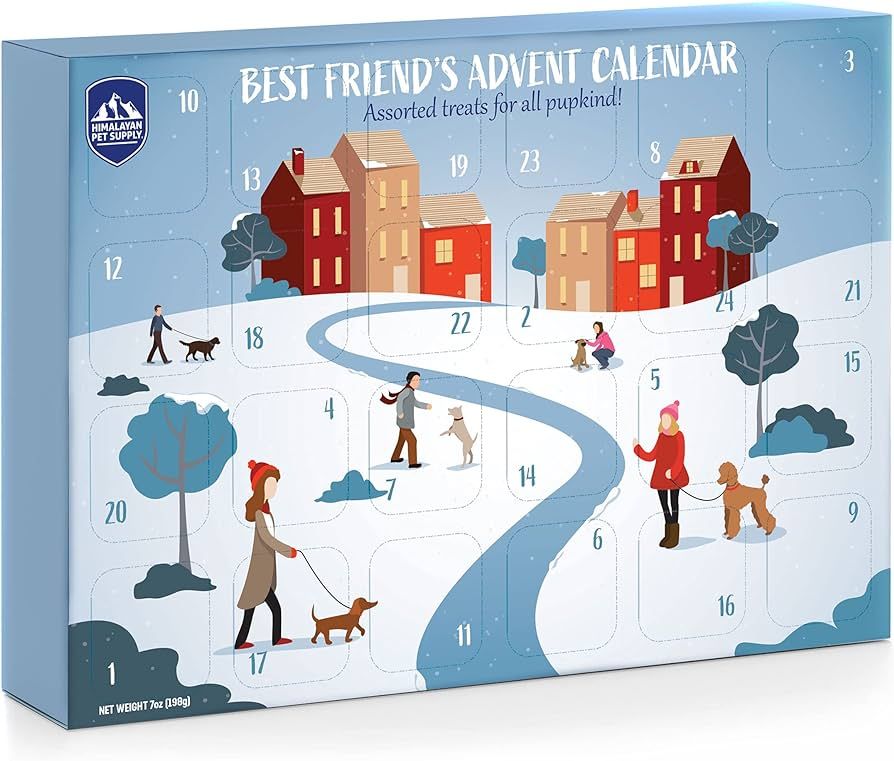 Himalayan Dog Chew 24 Joyful Days Dog Advent Calendar, 24 Tasty Dogs Treats for All Breeds, Himal... | Amazon (US)