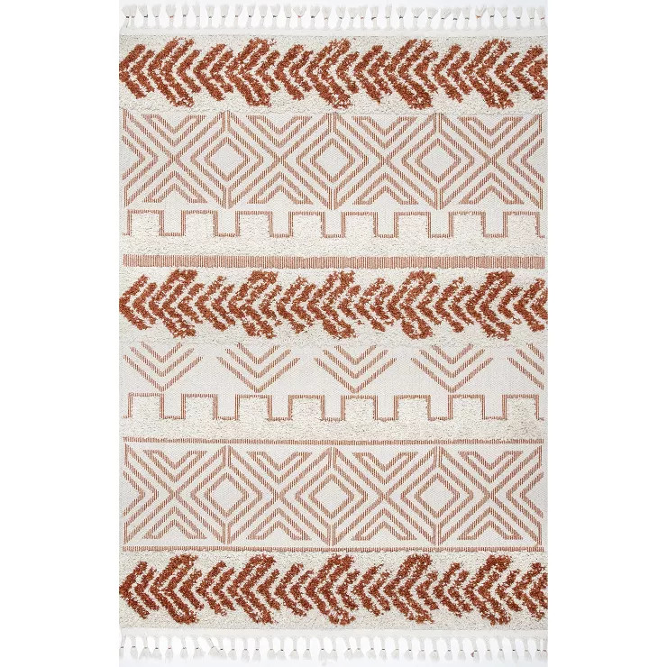 nuLOOM Zuri Shaggy Banded Area Rug | Target