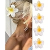Flower Hair Claw Clips-4PCS for Thick Hair,Strong Hold Nonslip,Hawaiian,Cute Large Hair Clips,Ban... | Amazon (US)