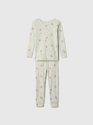 Kids & babyGap 100% Organic Cotton Christmas Tree PJ Set | Gap Factory