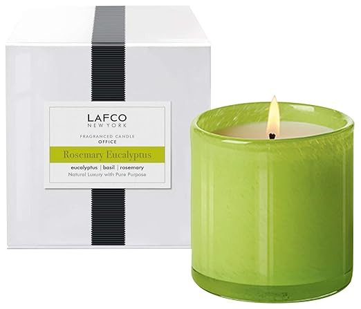 LAFCO New York Classic Scented Candle, Rosemary Eucalyptus, Office (6.5 oz) | Amazon (US)