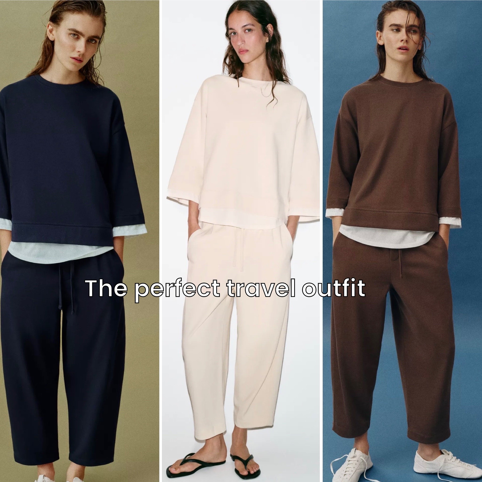 When it comes to travel comfort is key. This co ord is the solution. The barrel leg and layered insert elevate it so you still look stylish on the plane x

#LTKtravel #LTKsummer #LTKuk