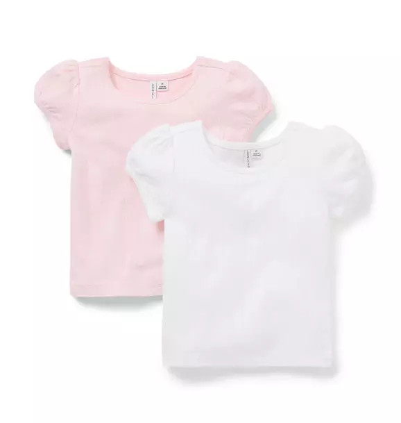 Pointelle Tee 2-Pack | Janie and Jack