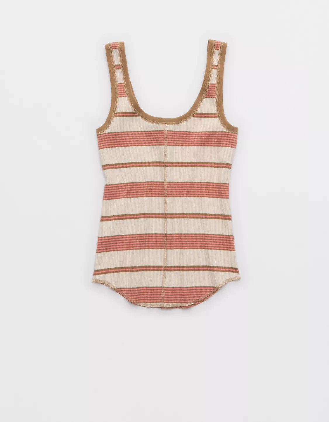 Aerie Ribbed Scoop Neck Tank Top | American Eagle Outfitters (US & CA)