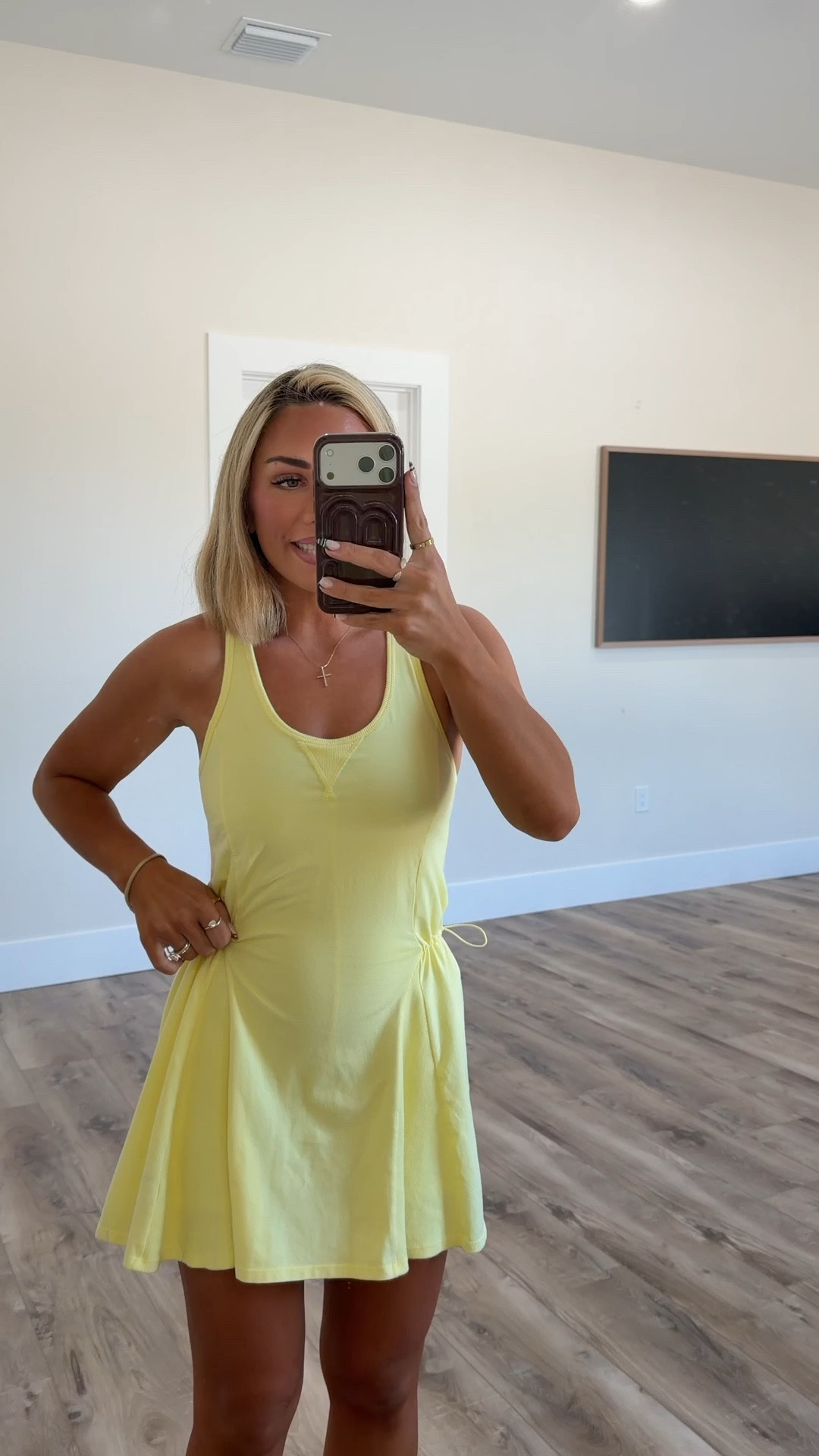 Size xxs in yellow dress! A lot of things are up to 40% off on sale 

#LTKdayinmylife #LTKgrwm #LTKootd