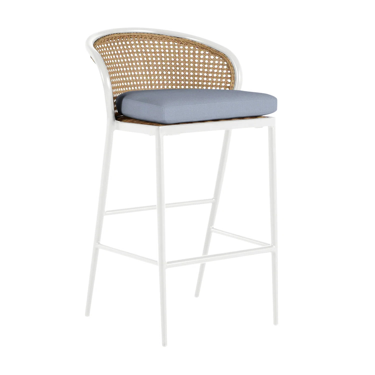 Havana Cane N-Dura Resin Wicker Outdoor Counter Stool 24 in. | Joss & Main