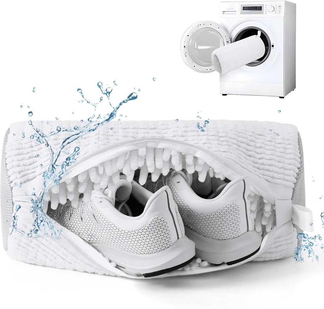 Shoe Washing Machine Bag,Shoe Laundry Bags for Sneakers, Reusable Shoe Cleaning Bag for All Shoe ... | Amazon (US)