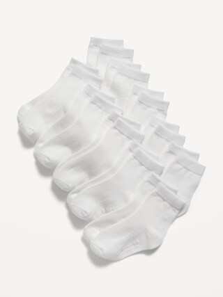 Unisex Crew Socks 10-Pack for Toddler & Baby | Old Navy (CA)