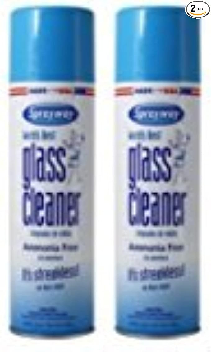 Sprayway Glass Cleaner Aerosol Spray, 19 Oz, Pack of 2 | Amazon (US)