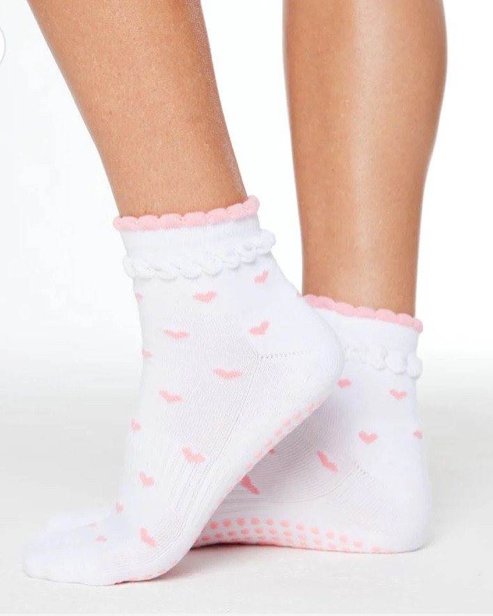 I have three pairs of socks from the brand and the quality is still absolutely perfect even after a year of use. These are my most recently purchased socks from them. The ruffles are so cute. These socks are high-quality, soft, breathable, have amazing grip, don’t slip off your feet, and are overall just the most perfect Pilates socks that I have yet to come across. I seriously can’t believe that these are only 20 bucks for the quality and just everything about them.

#LTKFindsUnder50 #LTKSaleAlert #LTKActive