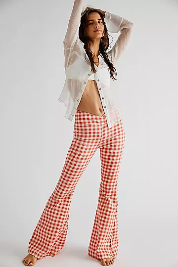 Venice Beach Printed Flare Jeans | Free People (Global - UK&FR Excluded)