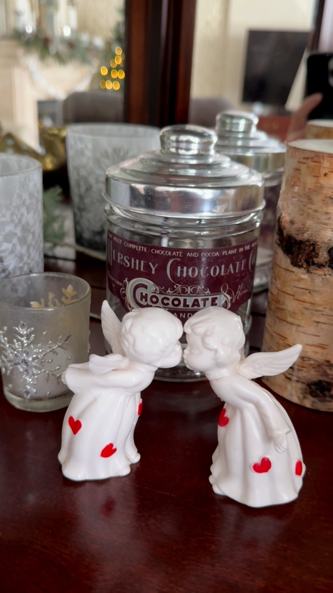 Valentine’s Day decor, kissing cupids, vintage Valentine’s Day decorations 

#LTKdayinmylife #LTKHome #LTKFindsUnder50