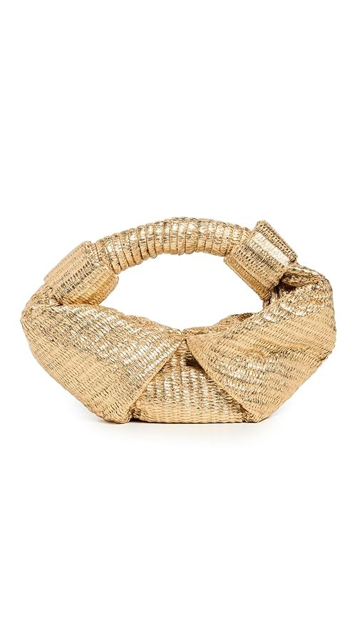 SIMONMILLER Women's Metallic Raffia Lopsy Bag | Amazon (US)