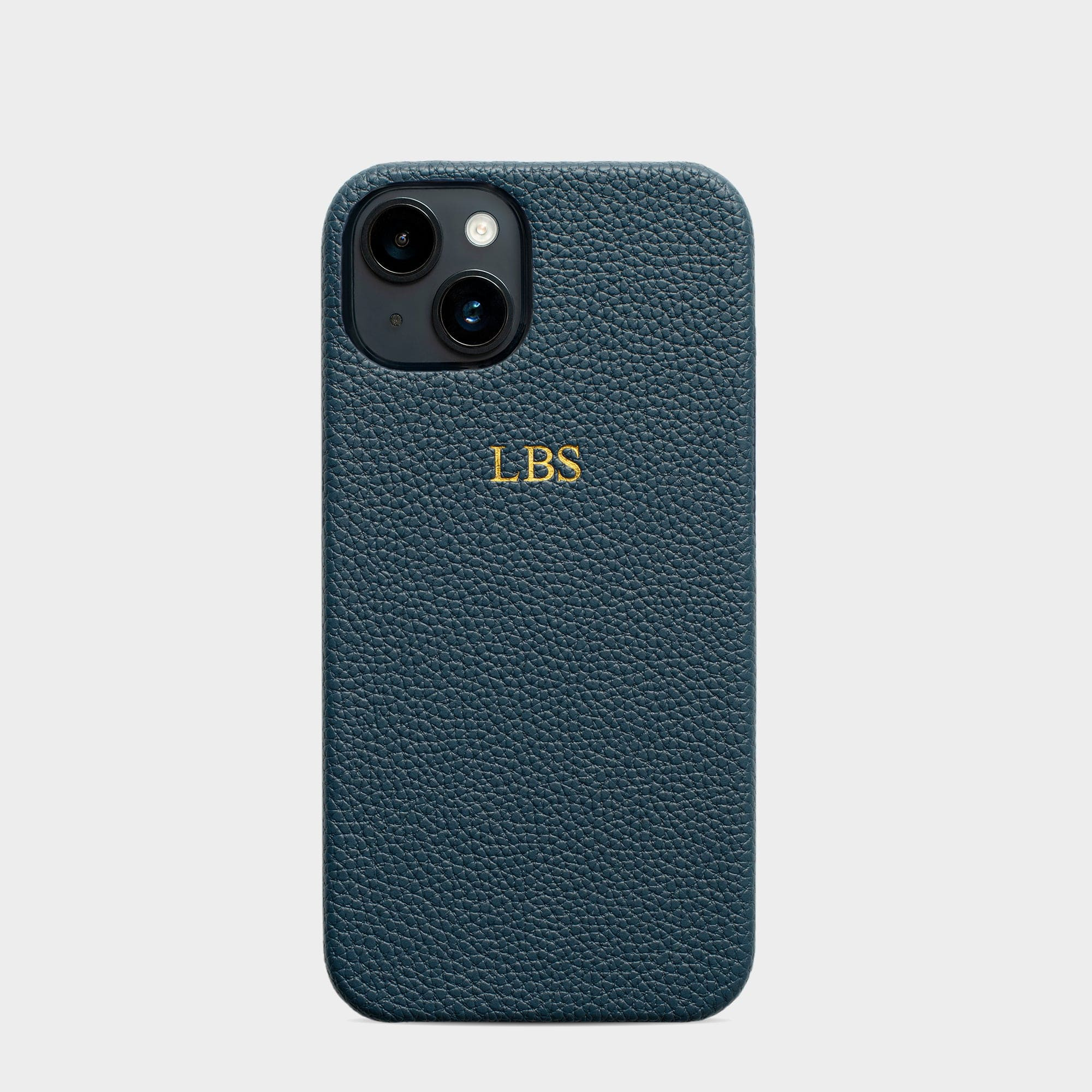 Navy Pebble Texture Personalized Snap Case | INSERIF (US)