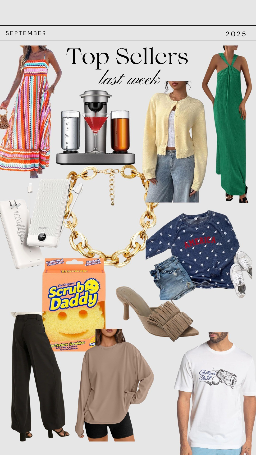 Amazon Best SellersSpring dresses, summer dresses, bar ware, bar equipment, drinks, necklaces, accessories, portable chargers, ameruca, July 4th sweatshirts, holidays, seasonal, sandals, slides, spring heels, cardigans, spring looks, best sellers, most liked, most loved, most clicked, fashion tips, style tips, trending, kitchen finds, black pants, work wear, mens tshirts, long sleeve tshirts, athleisure, transitional pieces, 

#LTKTravel #LTKWorkwear #LTKSeasonal