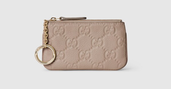 Gucci GG Emblem zip key case | Gucci (US)